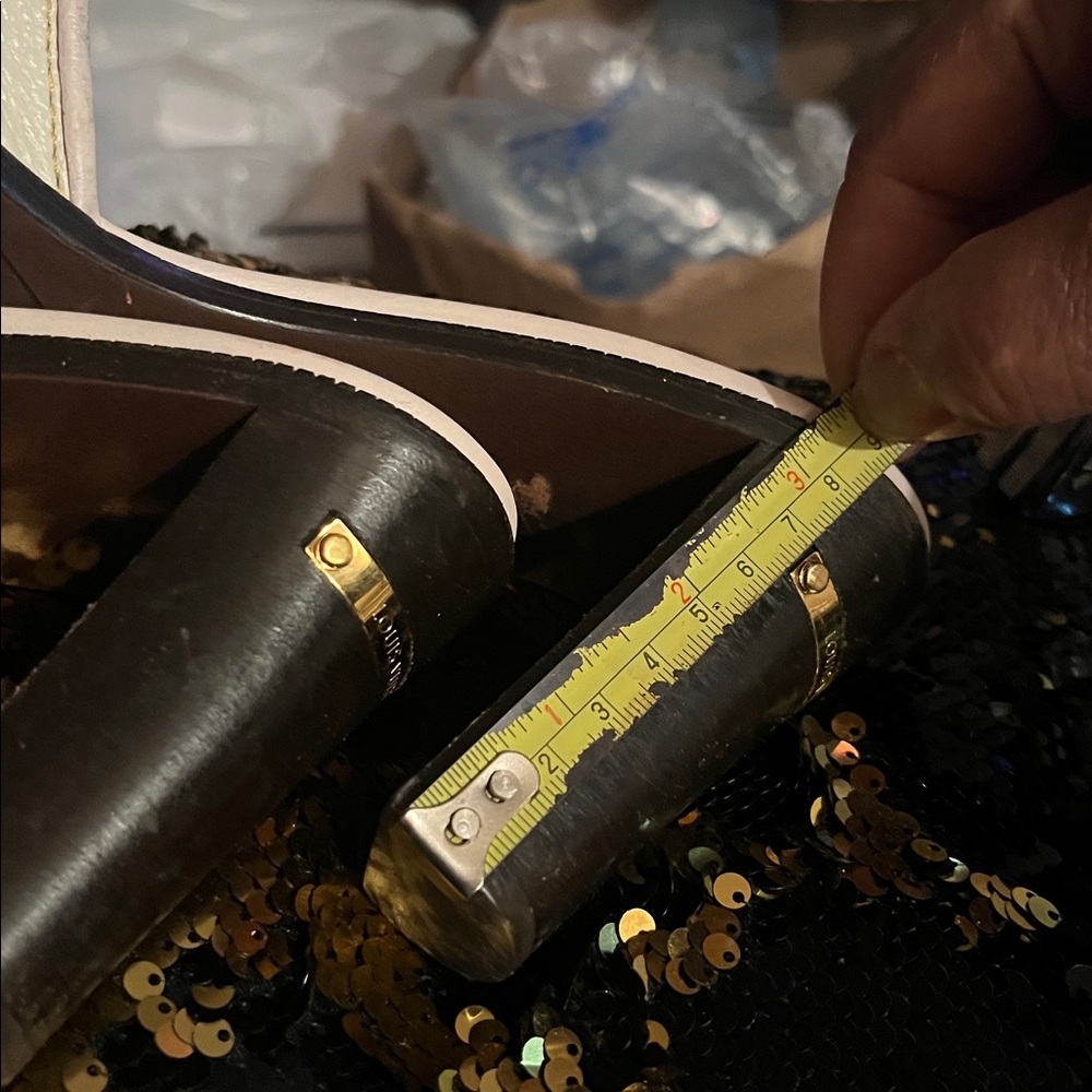 Louis Vuitton Black and Cream Mules - Picture 6 of 7